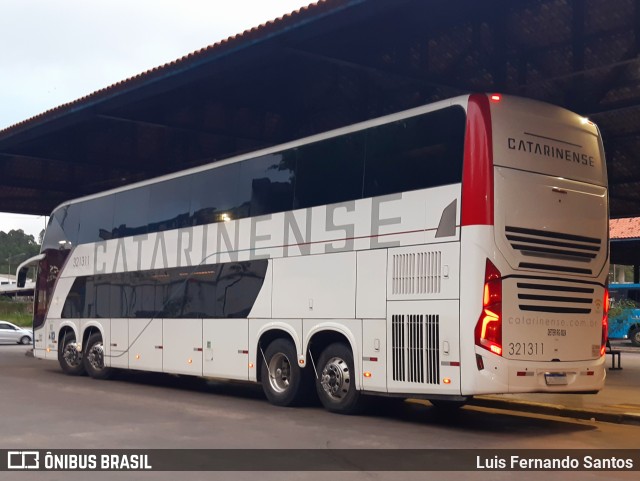 Auto Viação Catarinense 321311 na cidade de Embu das Artes, São Paulo, Brasil, por Luis Fernando Santos. Número da foto: #11453464.
