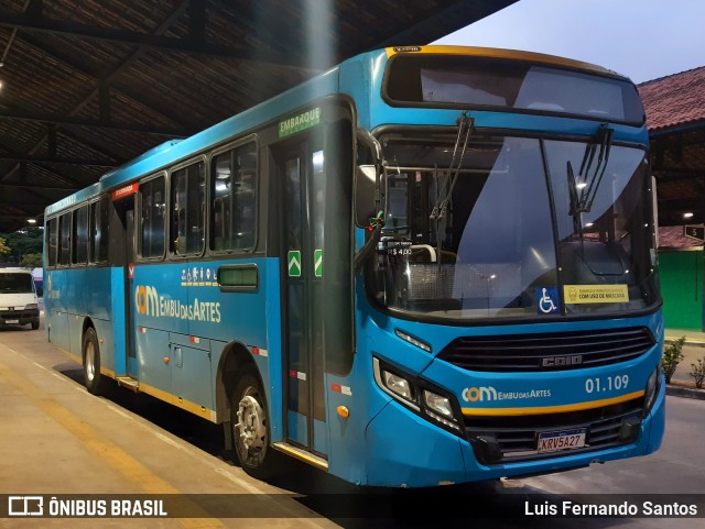 JTP Transportes - COM Embu das Artes 01.109 na cidade de Embu das Artes, São Paulo, Brasil, por Luis Fernando Santos. ID da foto: 11453485.