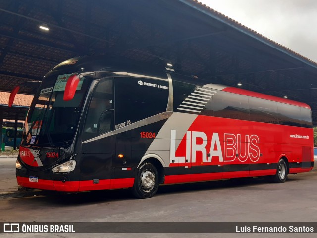 Lirabus 15024 na cidade de Embu das Artes, São Paulo, Brasil, por Luis Fernando Santos. Número da foto: #11453438.