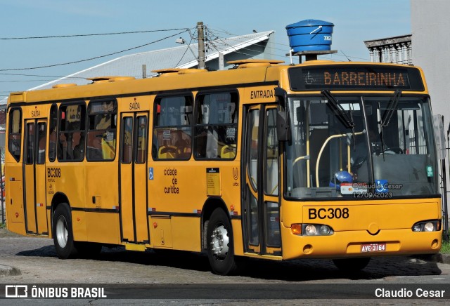 Transporte Coletivo Glória BC308 na cidade de Curitiba, Paraná, Brasil, por Claudio Cesar. Número da foto: #11456471.