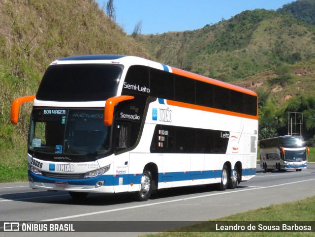 Expresso União 20060 na cidade de Paracambi, Rio de Janeiro, Brasil, por Leandro de Sousa Barbosa. ID da foto: 11453950.