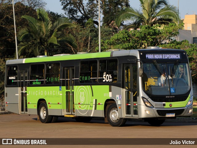 Viação Garcia 81115 na cidade de Maringá, Paraná, Brasil, por João Victor. ID da foto: 11456363.