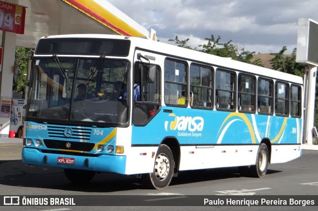 TRANSA - Transa Transporte Coletivo 704 na cidade de Três Rios, Rio de Janeiro, Brasil, por Paulo Henrique Pereira Borges. Número da foto: #11455336.