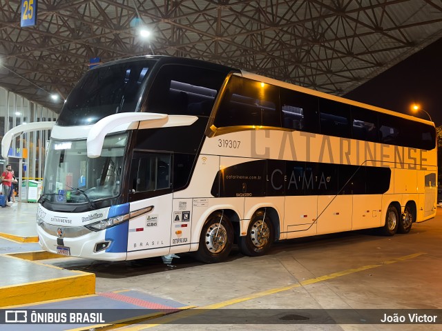 Auto Viação Catarinense 319307 na cidade de Maringá, Paraná, Brasil, por João Victor. ID da foto: 11456297.