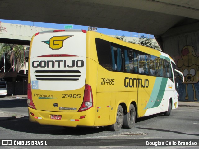 Empresa Gontijo de Transportes 21485 na cidade de Belo Horizonte, Minas Gerais, Brasil, por Douglas Célio Brandao. ID da foto: 11456459.