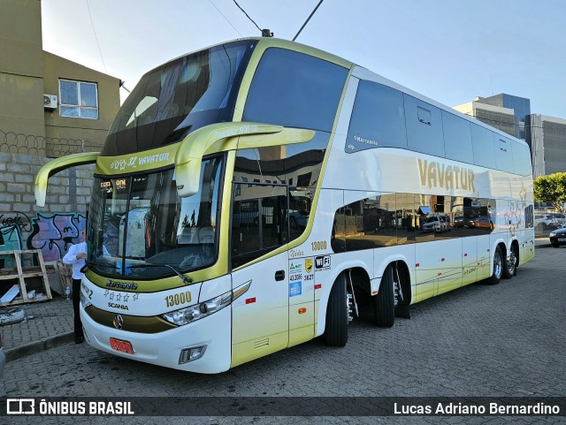 Vavatur Transporte e Turismo 13000 na cidade de Porto Alegre, Rio Grande do Sul, Brasil, por Lucas Adriano Bernardino. Número da foto: #11454939.