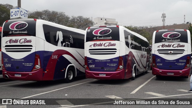 World Buss 5106 na cidade de Aparecida, São Paulo, Brasil, por Jefferson Willian da Silva de Sousa. Número da foto: #11454686.