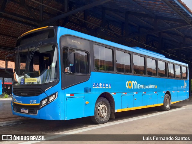 JTP Transportes - COM Embu das Artes 01.117 na cidade de Embu das Artes, São Paulo, Brasil, por Luis Fernando Santos. ID da foto: 11454623.