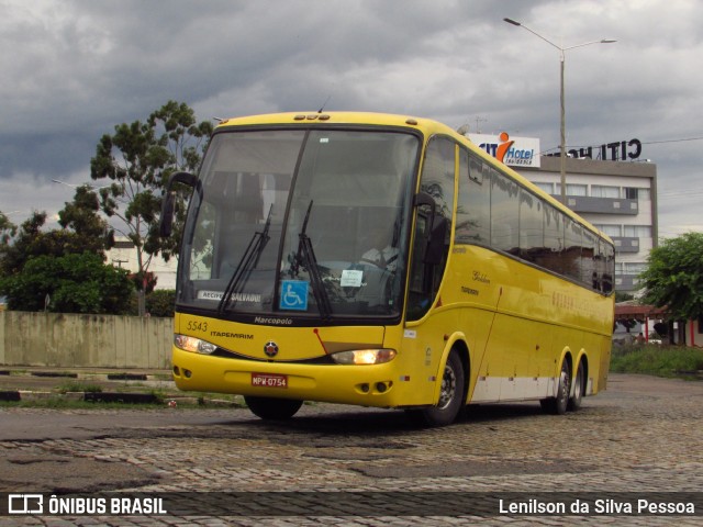 Viação Itapemirim 5543 na cidade de Caruaru, Pernambuco, Brasil, por Lenilson da Silva Pessoa. ID da foto: 11455364.