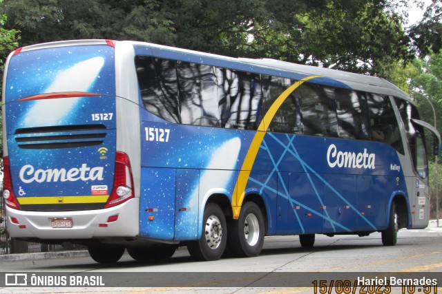 Viação Cometa 15127 na cidade de São Paulo, São Paulo, Brasil, por Hariel Bernades. ID da foto: 11455498.