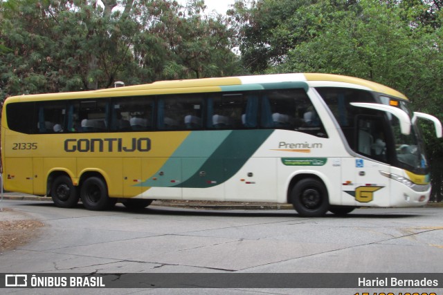 Empresa Gontijo de Transportes 21335 na cidade de São Paulo, São Paulo, Brasil, por Hariel Bernades. ID da foto: 11456414.