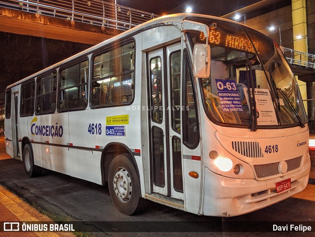 Empresa de Transportes Nossa Senhora da Conceição 4618 na cidade de Natal, Rio Grande do Norte, Brasil, por Davi Felipe. ID da foto: 11454911.