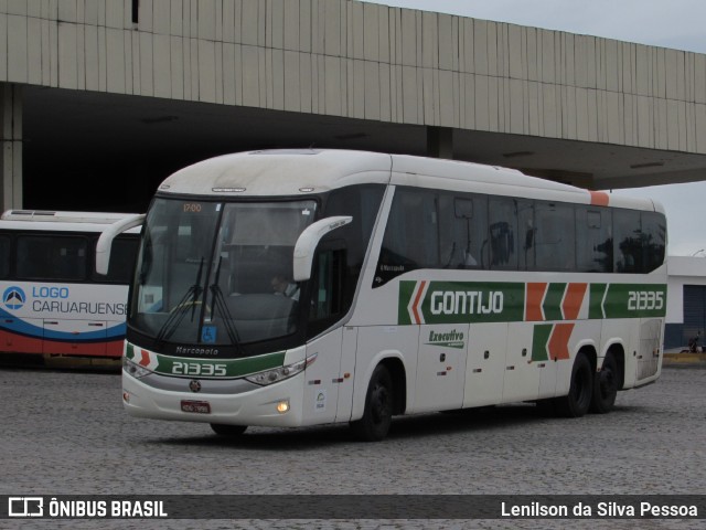 Empresa Gontijo de Transportes 21335 na cidade de Caruaru, Pernambuco, Brasil, por Lenilson da Silva Pessoa. ID da foto: 11455370.