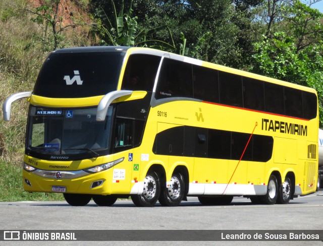 Viação Nova Itapemirim 50116 na cidade de Paracambi, Rio de Janeiro, Brasil, por Leandro de Sousa Barbosa. ID da foto: 11453933.