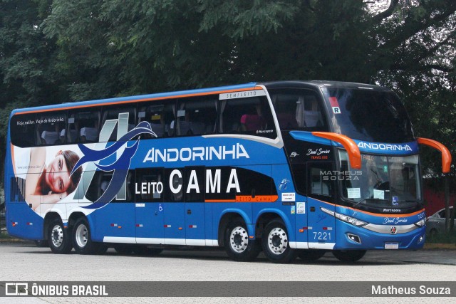 Empresa de Transportes Andorinha 7221 na cidade de São Paulo, São Paulo, Brasil, por Matheus Souza. ID da foto: 11456472.