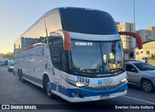 Expresso União 20040 na cidade de Cariacica, Espírito Santo, Brasil, por Everton Costa Goltara. Número da foto: #11454139.