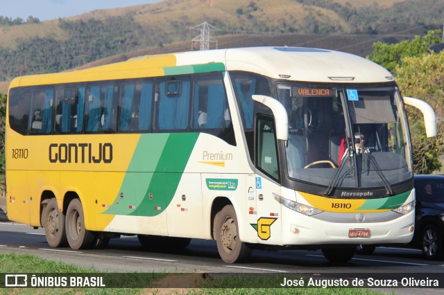 Empresa Gontijo de Transportes 18110 na cidade de Roseira, São Paulo, Brasil, por José Augusto de Souza Oliveira. ID da foto: 11456431.