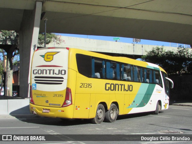 Empresa Gontijo de Transportes 21315 na cidade de Belo Horizonte, Minas Gerais, Brasil, por Douglas Célio Brandao. ID da foto: 11458370.