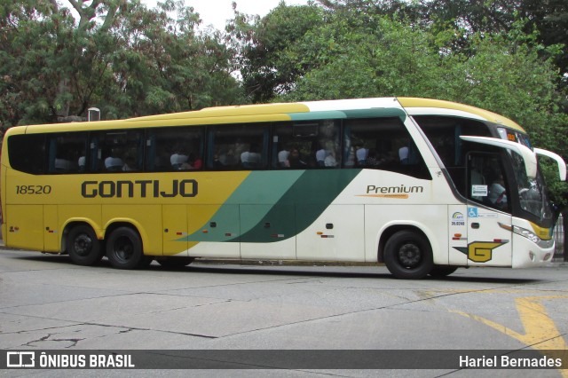 Empresa Gontijo de Transportes 18520 na cidade de São Paulo, São Paulo, Brasil, por Hariel Bernades. ID da foto: 11456676.