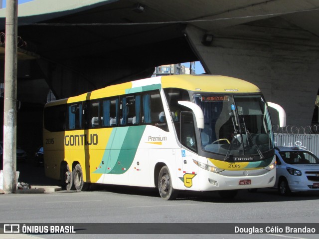 Empresa Gontijo de Transportes 21315 na cidade de Belo Horizonte, Minas Gerais, Brasil, por Douglas Célio Brandao. ID da foto: 11458367.