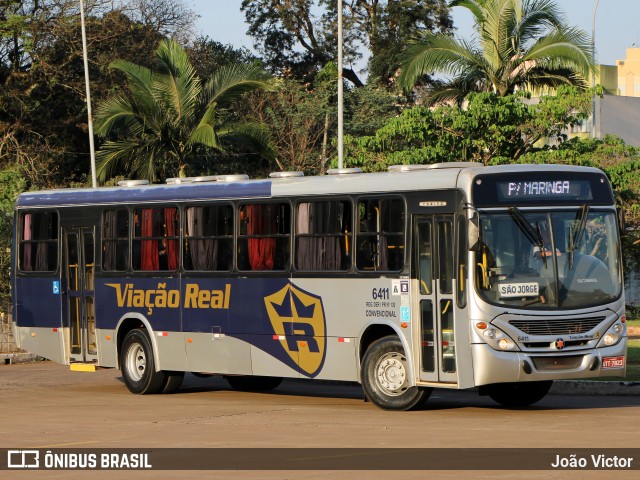 Viação Real 6411 na cidade de Maringá, Paraná, Brasil, por João Victor. Número da foto: #11457933.