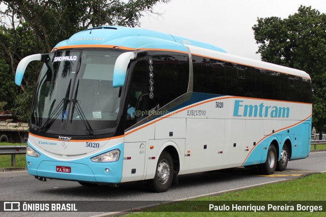 Emtram 5020 na cidade de Barra do Piraí, Rio de Janeiro, Brasil, por Paulo Henrique Pereira Borges. ID da foto: 11457988.