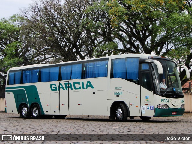 Viação Garcia 6984 na cidade de Londrina, Paraná, Brasil, por João Victor. ID da foto: 11458260.