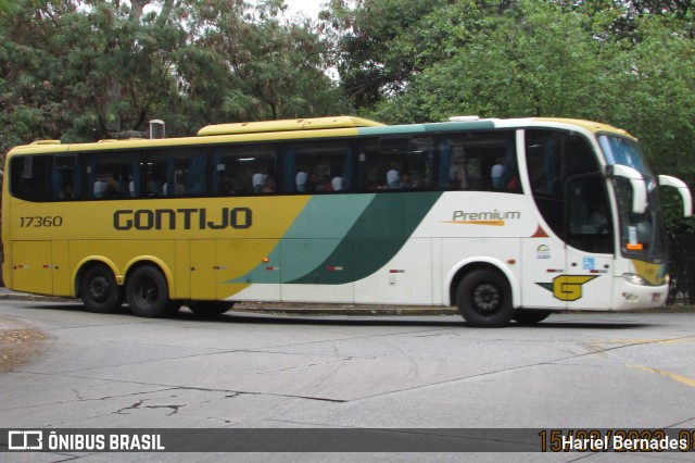 Empresa Gontijo de Transportes 17360 na cidade de São Paulo, São Paulo, Brasil, por Hariel Bernades. ID da foto: 11456683.