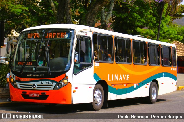 Linave Transportes RJ 146.013 na cidade de Paty do Alferes, Rio de Janeiro, Brasil, por Paulo Henrique Pereira Borges. Número da foto: #11457431.