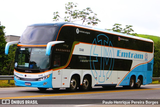 Emtram 5340 na cidade de Barra do Piraí, Rio de Janeiro, Brasil, por Paulo Henrique Pereira Borges. Número da foto: #11458004.