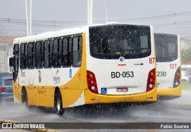 Belém Rio Transportes BD-053 na cidade de Belém, Pará, Brasil, por Fabio Soares. ID da foto: 11458003.