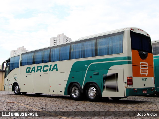 Viação Garcia 6984 na cidade de Londrina, Paraná, Brasil, por João Victor. ID da foto: 11458249.