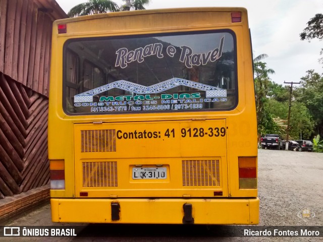 Ônibus Particulares 3110 na cidade de Matinhos, Paraná, Brasil, por Ricardo Fontes Moro. ID da foto: 11457519.