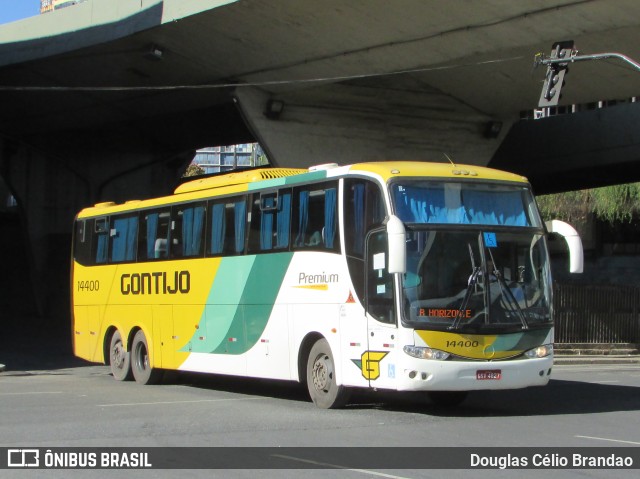 Empresa Gontijo de Transportes 14400 na cidade de Belo Horizonte, Minas Gerais, Brasil, por Douglas Célio Brandao. ID da foto: 11458343.