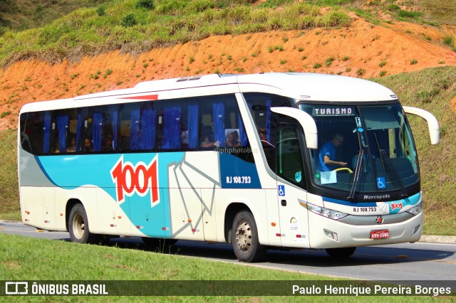 Auto Viação 1001 RJ 108.723 na cidade de Aparecida, São Paulo, Brasil, por Paulo Henrique Pereira Borges. ID da foto: 11457862.