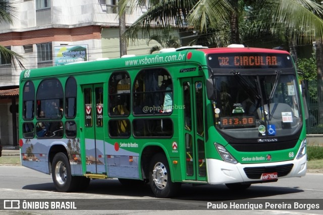 Viação Senhor do Bonfim 68 na cidade de Angra dos Reis, Rio de Janeiro, Brasil, por Paulo Henrique Pereira Borges. Número da foto: #11461040.