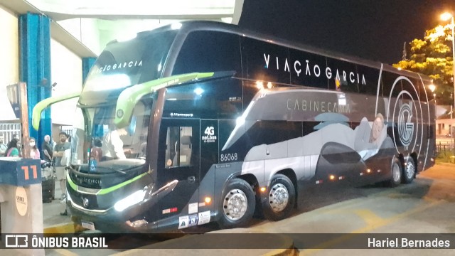 Viação Garcia 86068 na cidade de Sorocaba, São Paulo, Brasil, por Hariel Bernades. Número da foto: #11459705.