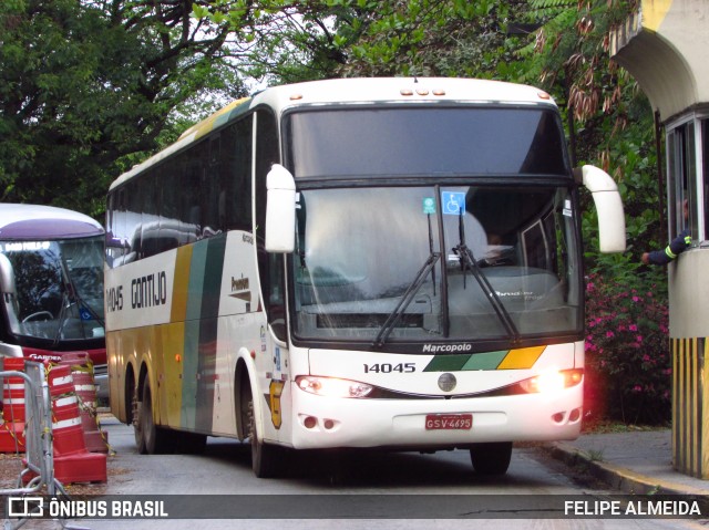 Empresa Gontijo de Transportes 14045 na cidade de São Paulo, São Paulo, Brasil, por FELIPE ALMEIDA. ID da foto: 11459535.