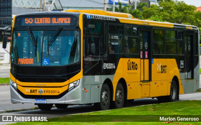 Mobi Rio E903014 na cidade de Rio de Janeiro, Rio de Janeiro, Brasil, por Marlon Generoso. ID da foto: 11460323.