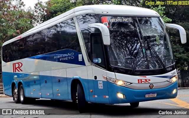 Rápido Ribeirão Preto 3400 na cidade de São Paulo, São Paulo, Brasil, por Carlos Júnior. ID da foto: 11460759.