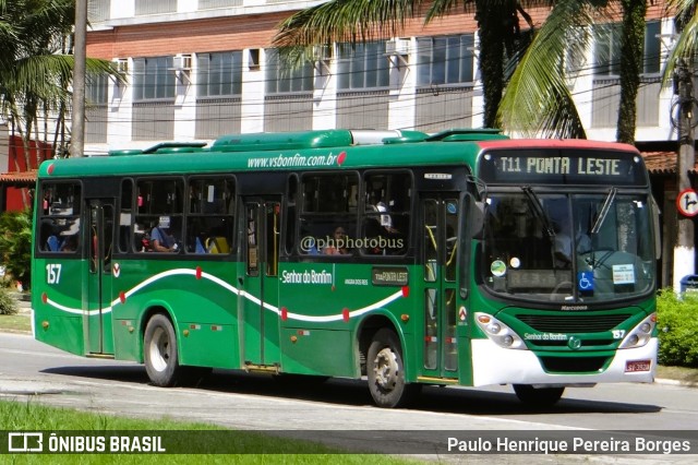 Viação Senhor do Bonfim 157 na cidade de Angra dos Reis, Rio de Janeiro, Brasil, por Paulo Henrique Pereira Borges. Número da foto: #11461025.