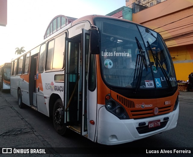 Linave Transportes A03060 na cidade de Nova Iguaçu, Rio de Janeiro, Brasil, por Lucas Alves Ferreira. ID da foto: 11460807.