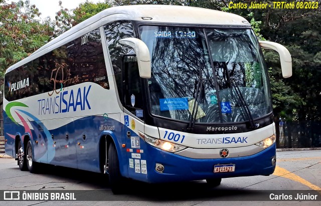 Trans Isaak Turismo 1001 na cidade de São Paulo, São Paulo, Brasil, por Carlos Júnior. ID da foto: 11460816.