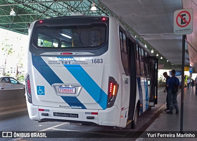 Coopertransguaru 1683 na cidade de Guarulhos, São Paulo, Brasil, por Yuri Ferreira Marinho. ID da foto: 11460808.