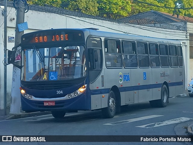 Radial Transporte Coletivo 304 na cidade de Poá, São Paulo, Brasil, por Fabrício Portella Matos. ID da foto: 11461244.