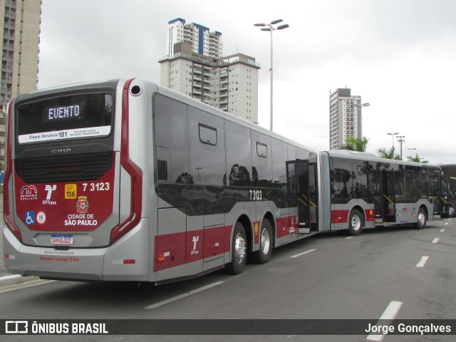 Viação Metrópole Paulista - Zona Sul 7 3123 na cidade de Barueri, São Paulo, Brasil, por Jorge Gonçalves. Número da foto: #11460978.