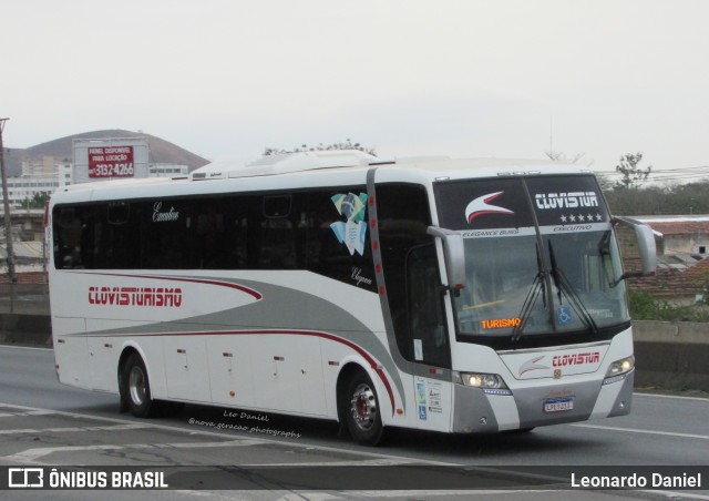 Clovis Turismo 3800 na cidade de Guaratinguetá, São Paulo, Brasil, por Leonardo Daniel. ID da foto: 11462442.