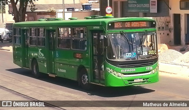 Viação Novo Retiro 1518 na cidade de Contagem, Minas Gerais, Brasil, por Matheus de Almeida. Número da foto: #11464331.