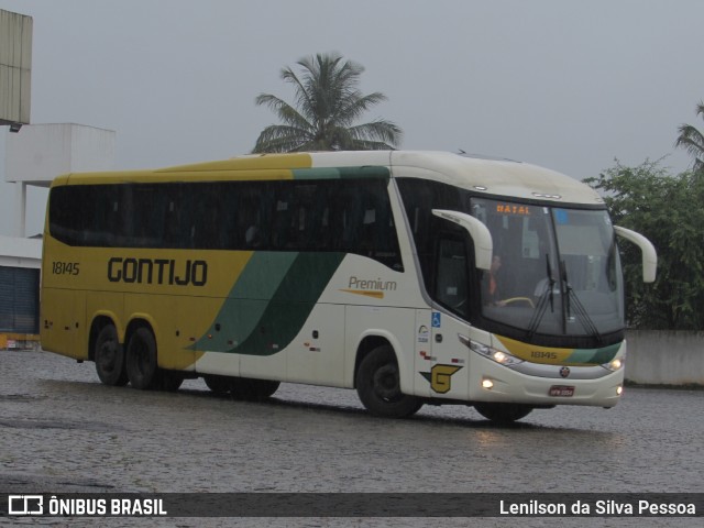 Empresa Gontijo de Transportes 18145 na cidade de Caruaru, Pernambuco, Brasil, por Lenilson da Silva Pessoa. ID da foto: 11462571.