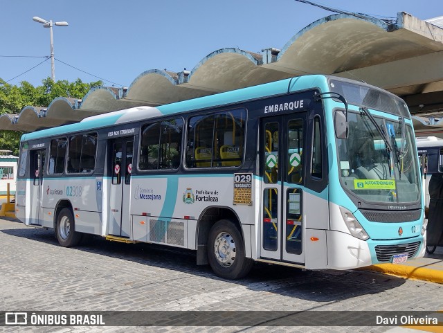 Viação Fortaleza 02308 na cidade de Fortaleza, Ceará, Brasil, por Davi Oliveira. Número da foto: #11463486.